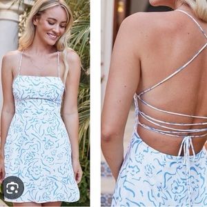 Resa Alex Mini Dress in Matisse Print